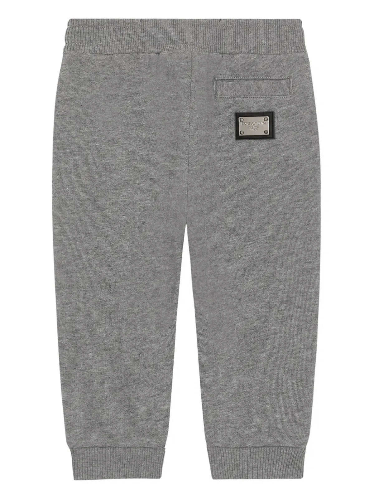 Dolce & Gabbana Kids ロゴプレート トラックパンツ - Grey - 画像2
