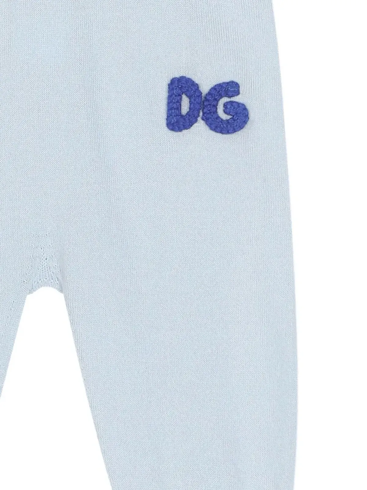Dolce & Gabbana Kids ロゴ刺繍コットン トラックパンツ - 画像3