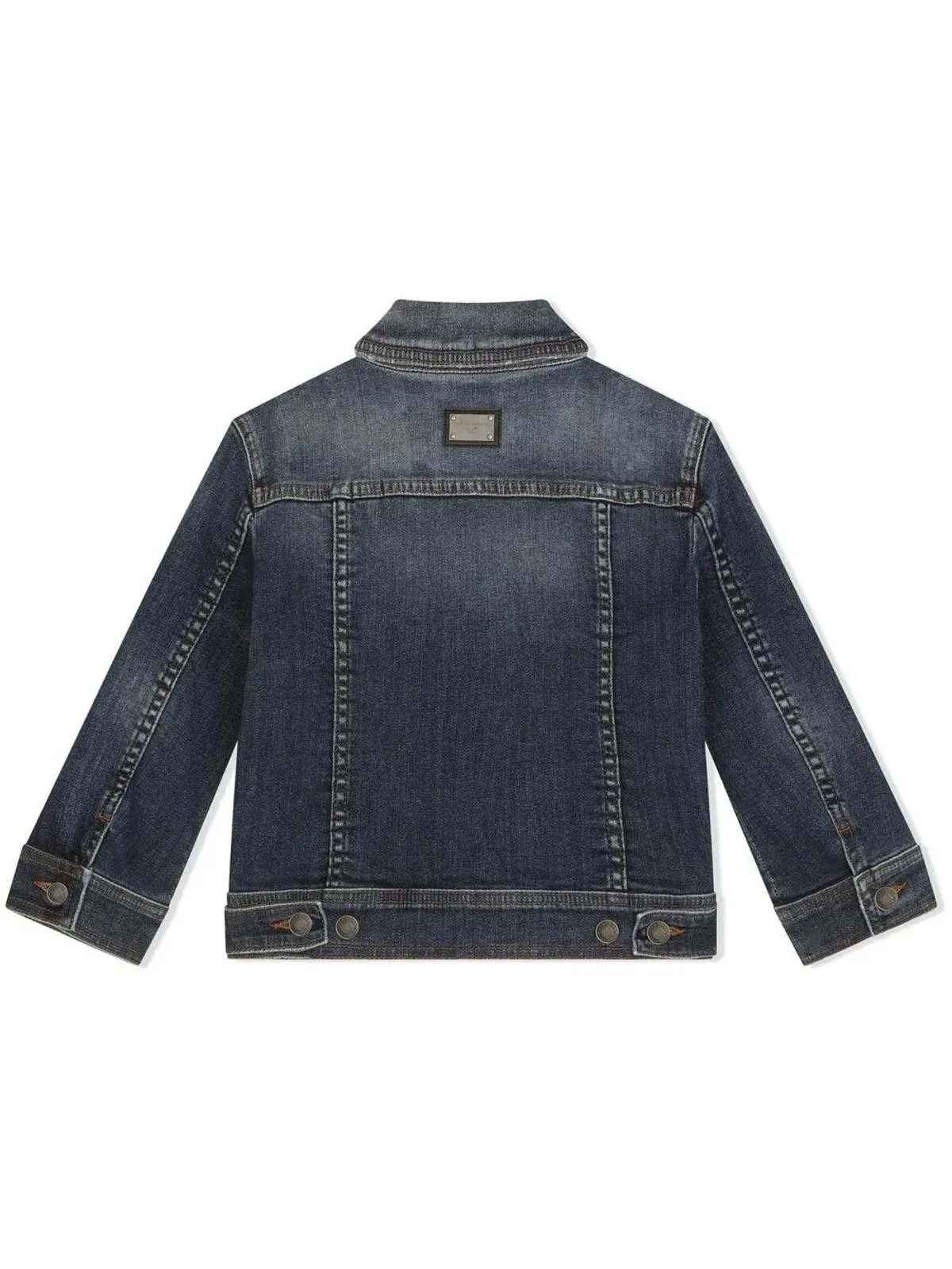 Dolce & Gabbana Kids ボタンアップデニムジャケット ブルー - 画像2