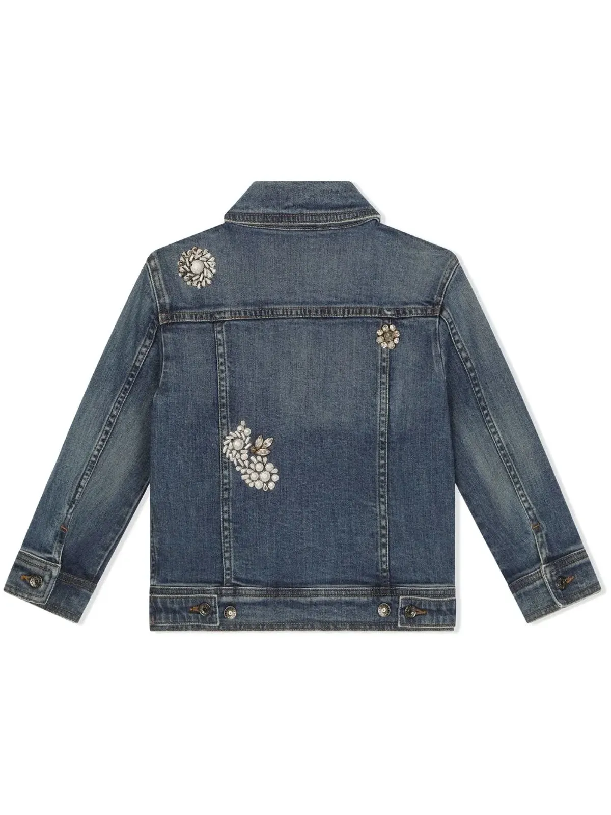 Dolce & Gabbana Kids デニムジャケット（ラインストーン付き） - 画像2