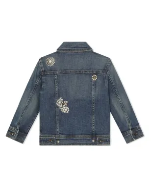 Dolce & Gabbana Kids デニムジャケット（ラインストーン付き） - サムネイル2