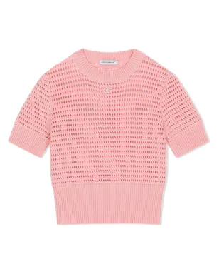 Dolce & Gabbana Kids ピンクのニットトップス - サムネイル1