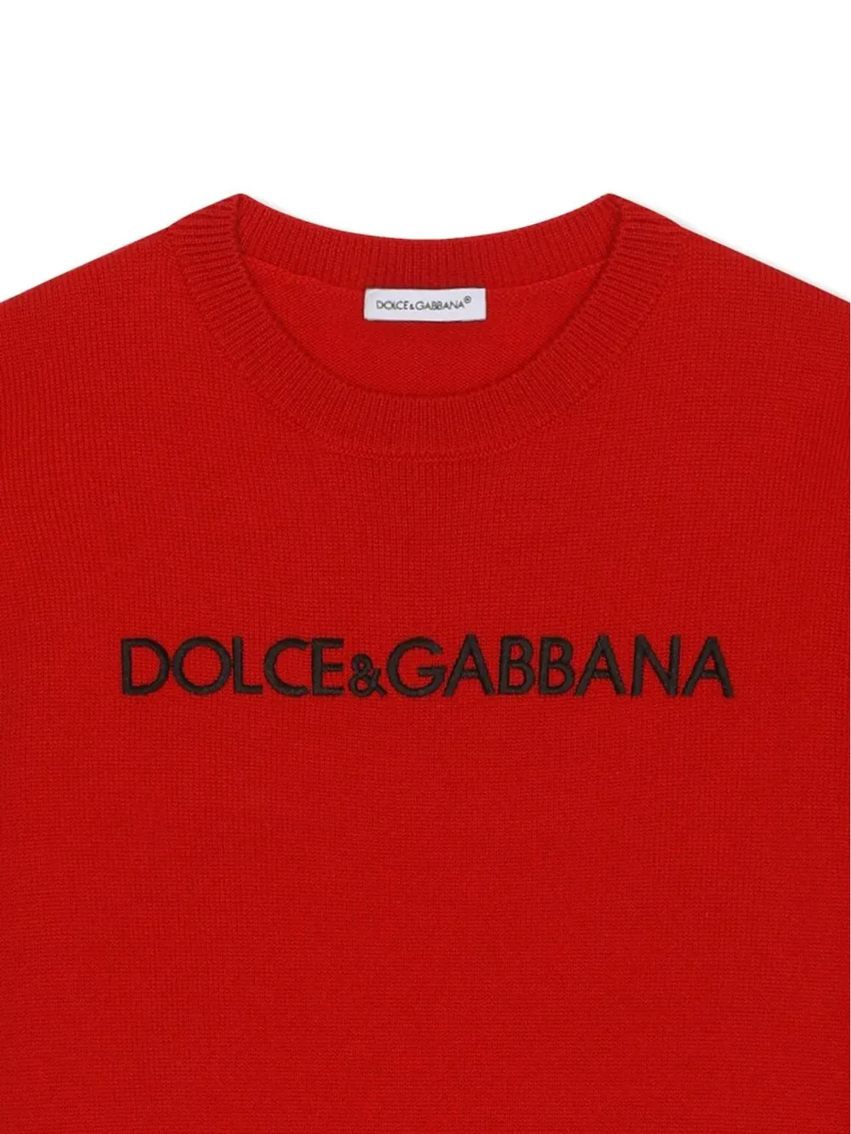 Dolce & Gabbana Kids ロゴ刺繍入りウールジャンパー - 画像3