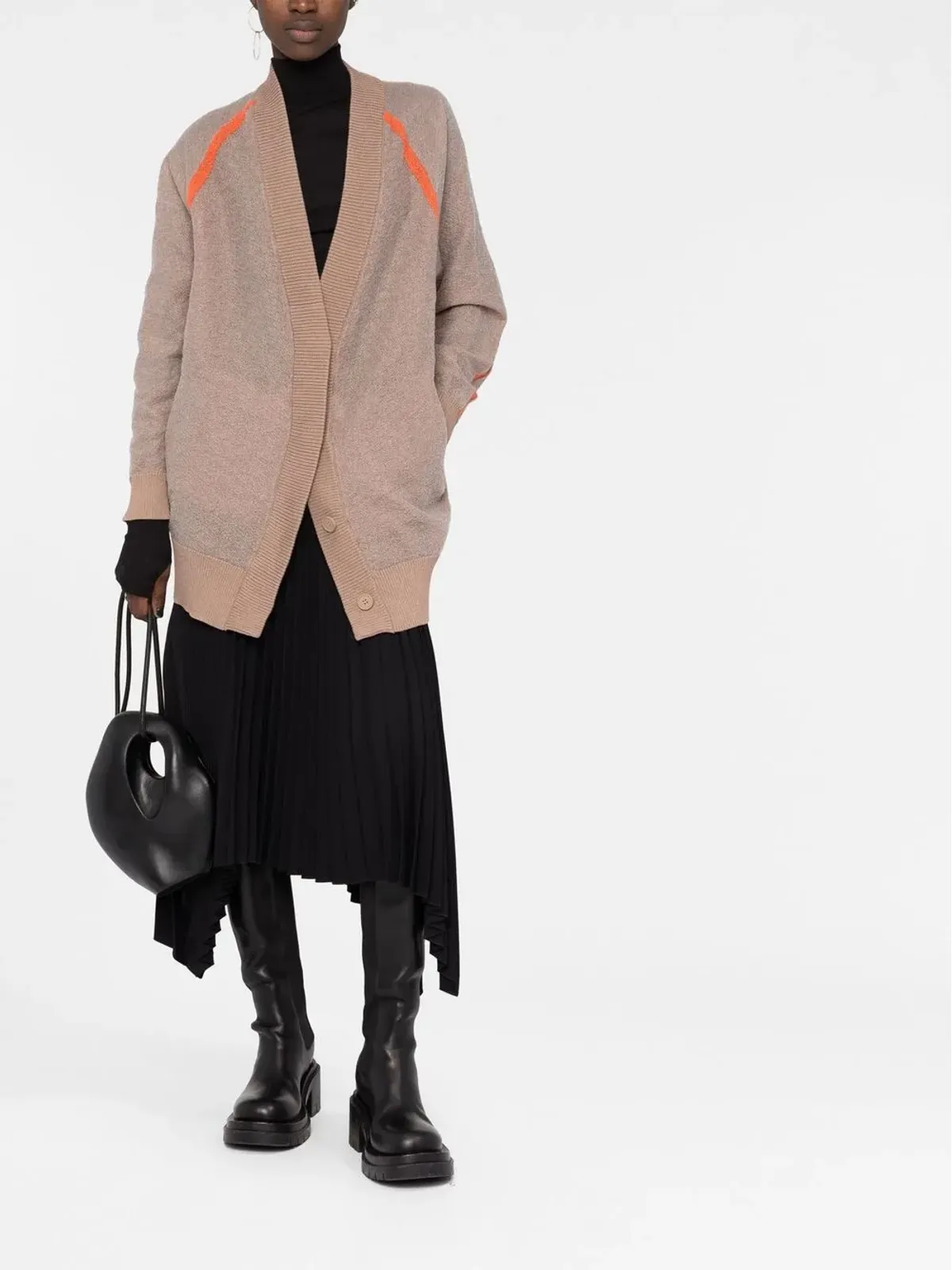 Y-3 ロゴジャカード カーディガン - 画像4