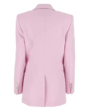 Alexander McQueen ダブルブレスト ウールブレザー - ピンク - サムネイル2