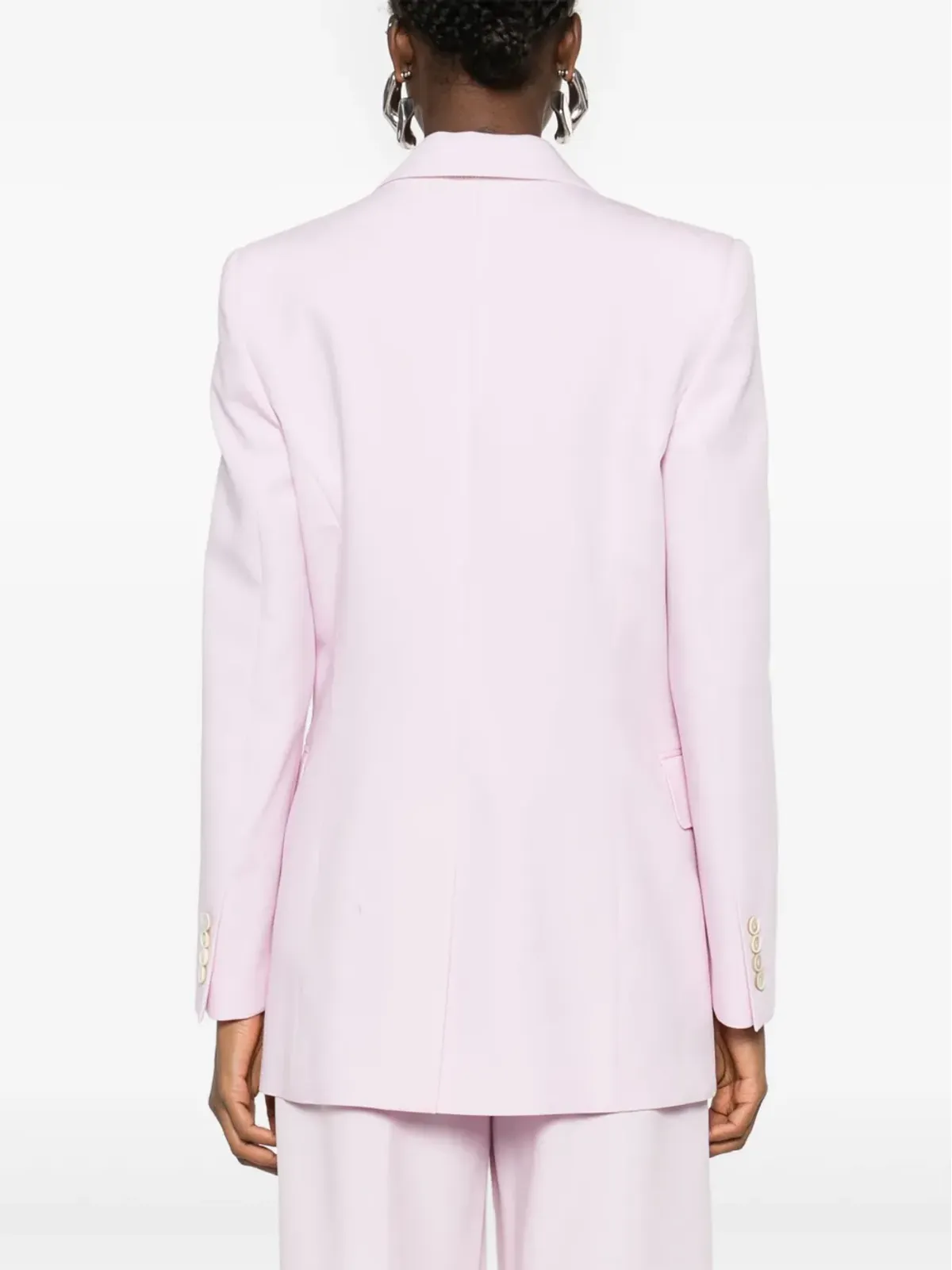 Alexander McQueen ダブルブレスト ウールブレザー - ピンク - 画像4