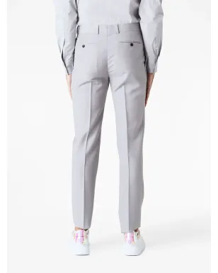 Alexander McQueen テーパードコットンパンツ - Blue - サムネイル3