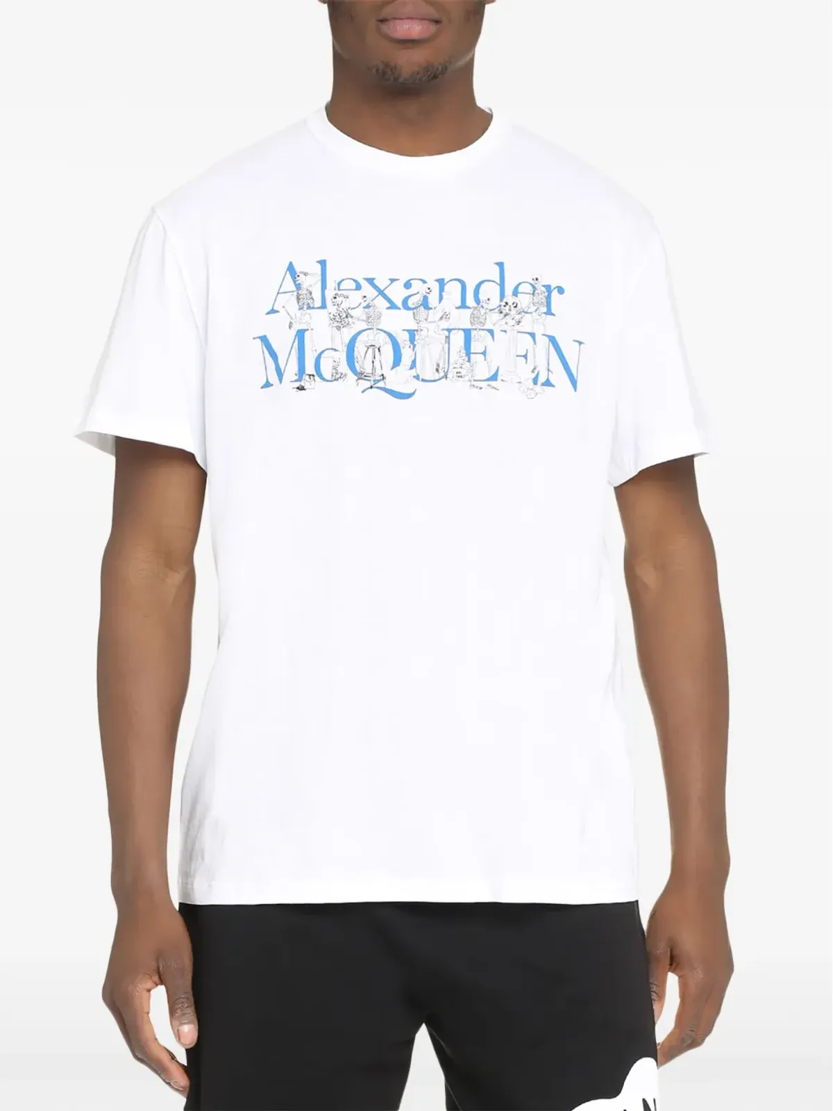 Alexander McQueen ロゴプリント クルーネック Tシャツ - 画像2