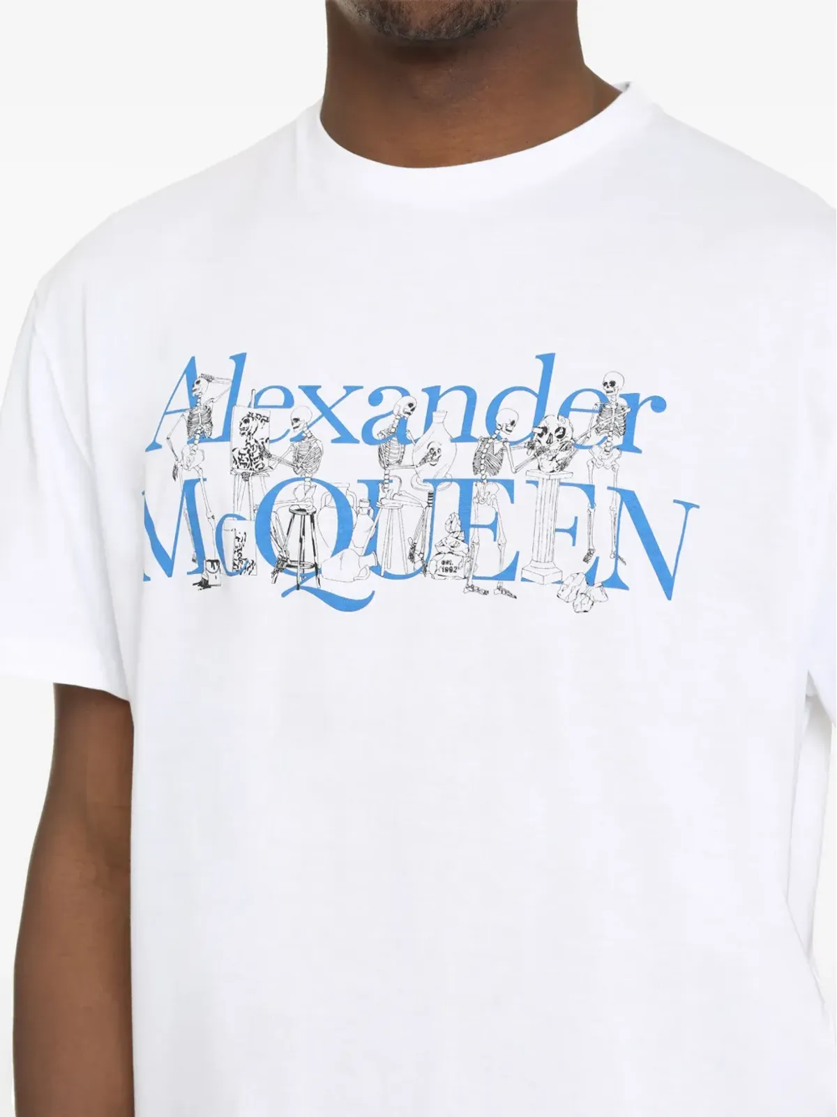 Alexander McQueen ロゴプリント クルーネック Tシャツ - 画像4