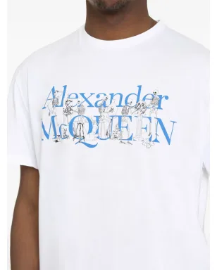 Alexander McQueen ロゴプリント クルーネック Tシャツ - サムネイル4