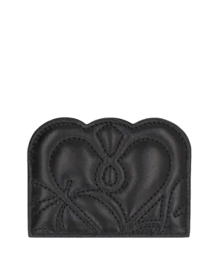 Alexander McQueen シールロゴ キルトカードホルダー - サムネイル2