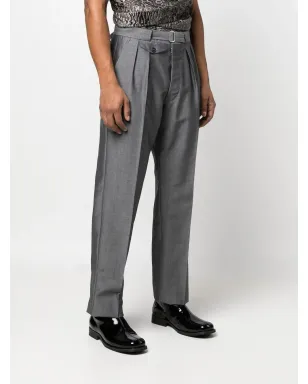Maison Margiela ベルト付きテーパードパンツ - サムネイル3