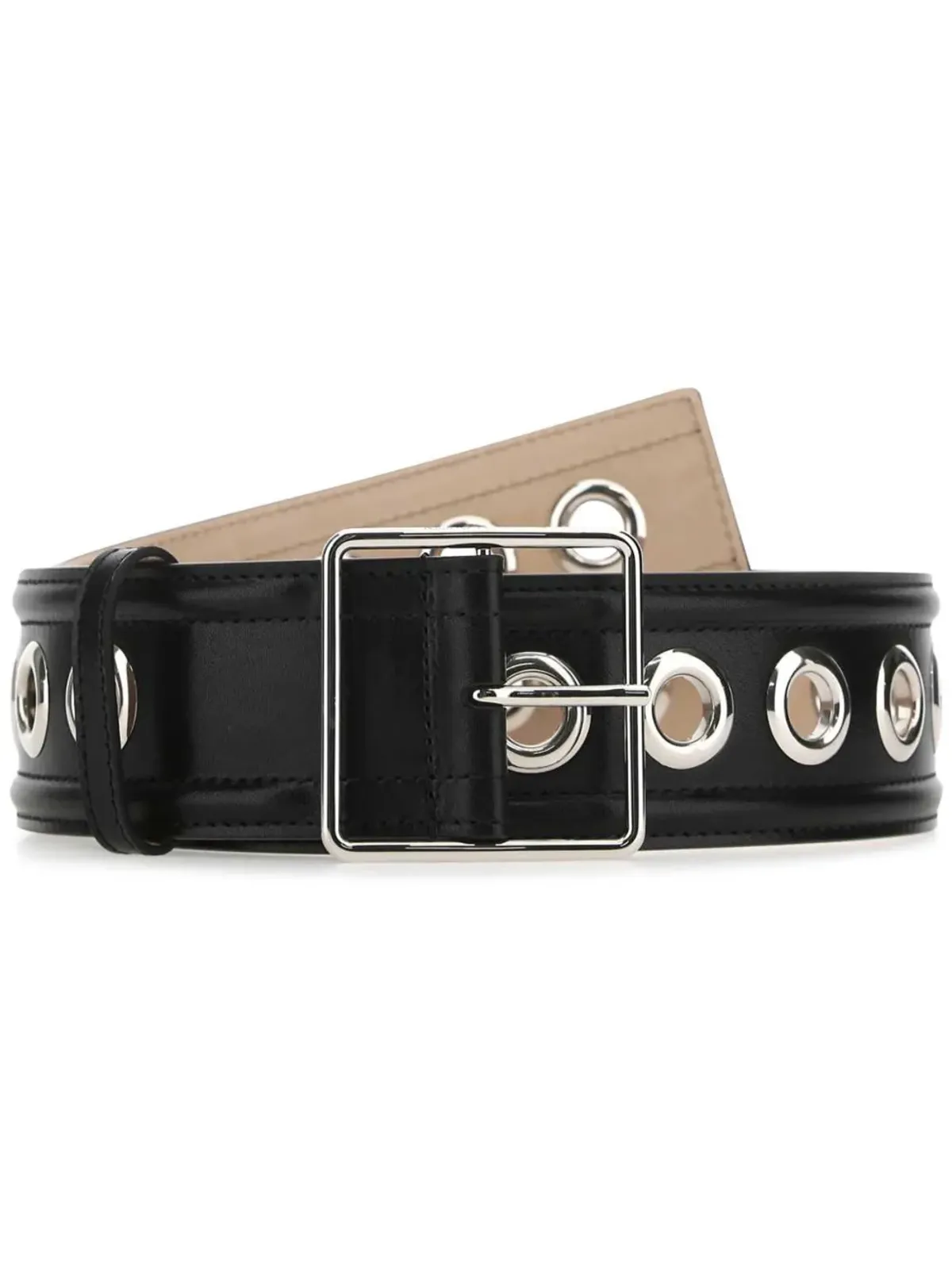 Alexander McQueen アイレットディテール ベルト - 画像1
