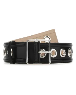 Alexander McQueen アイレットディテール ベルト - サムネイル1