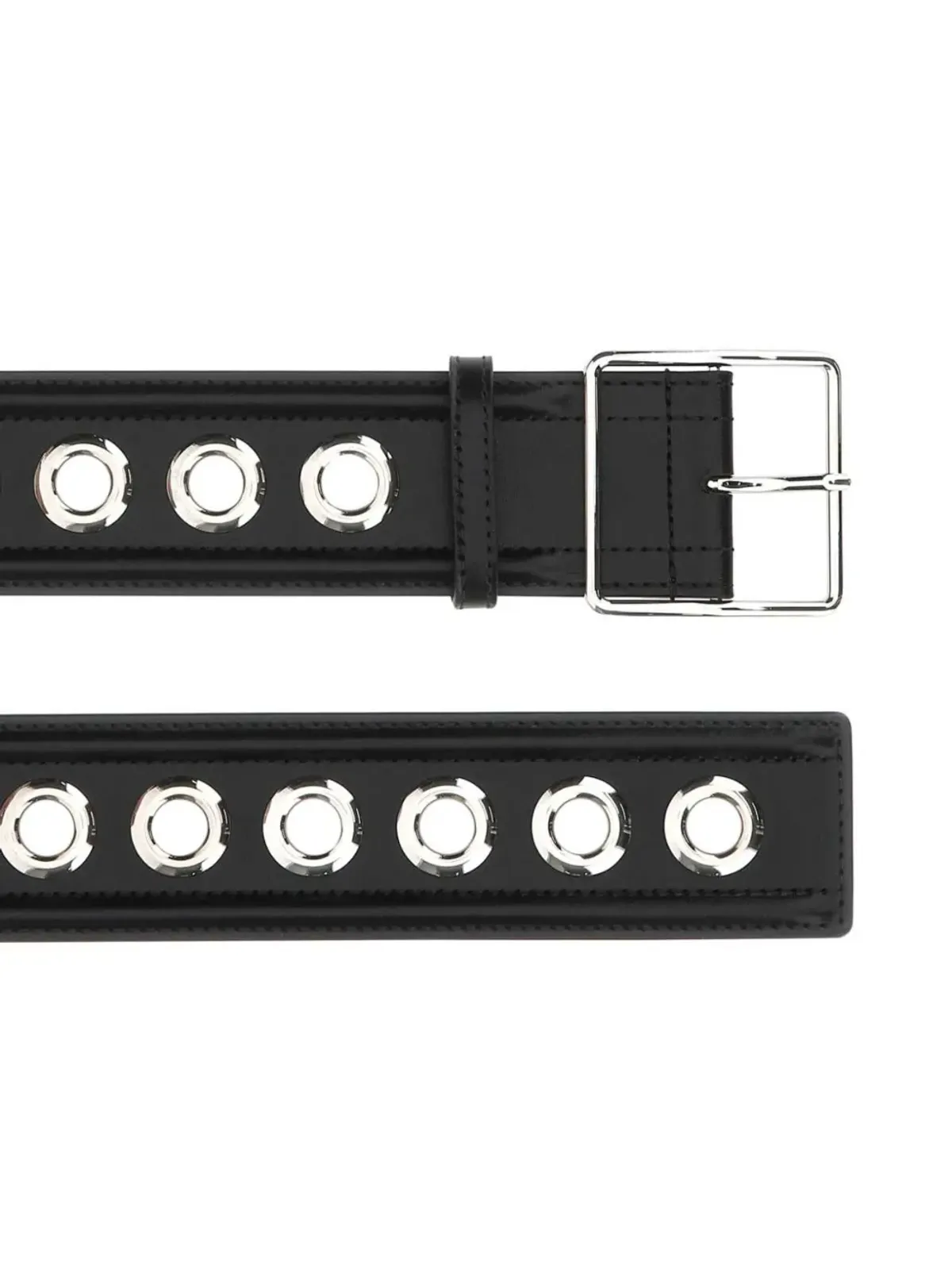 Alexander McQueen アイレットディテール ベルト - 画像2