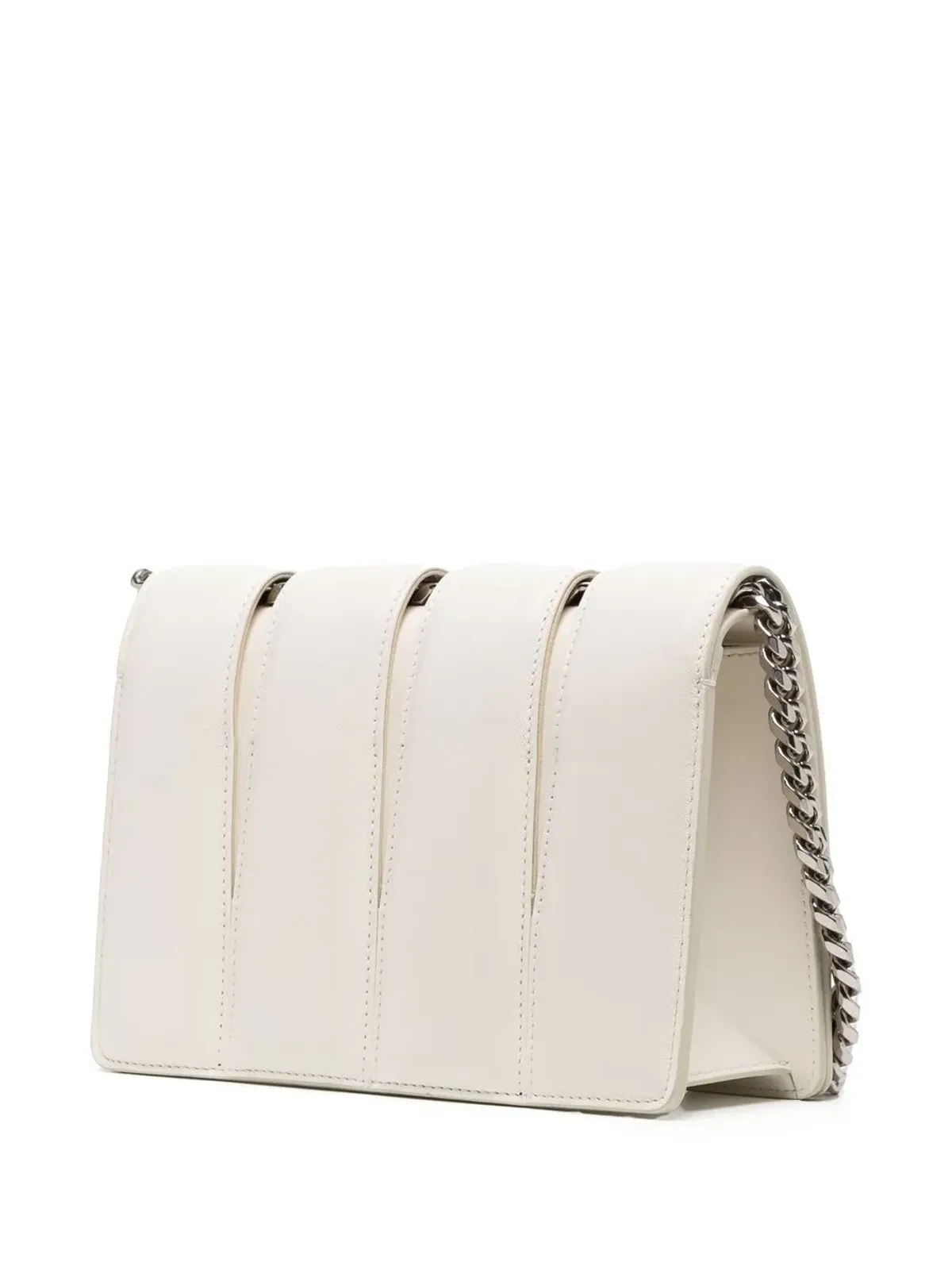 Alexander McQueen スラッシュスタッド ディテール チェーンリンクバッグ - ホワイト - 画像3
