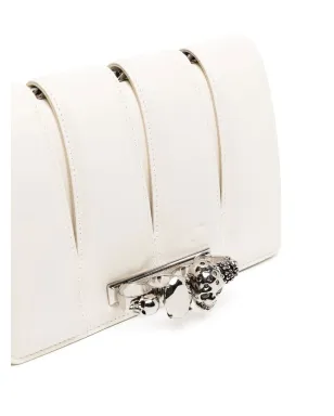 Alexander McQueen スラッシュスタッド ディテール チェーンリンクバッグ - ホワイト - サムネイル4