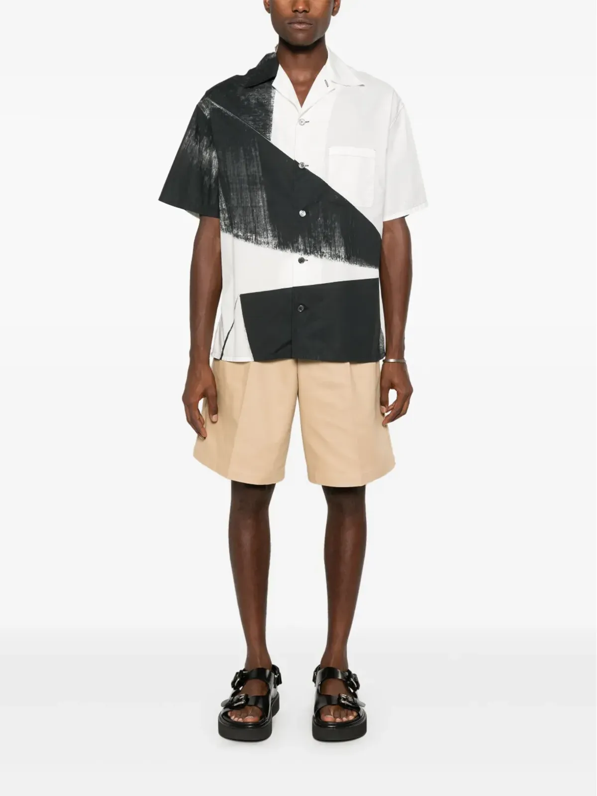 Alexander McQueen カラーブロックシャツ - 画像2