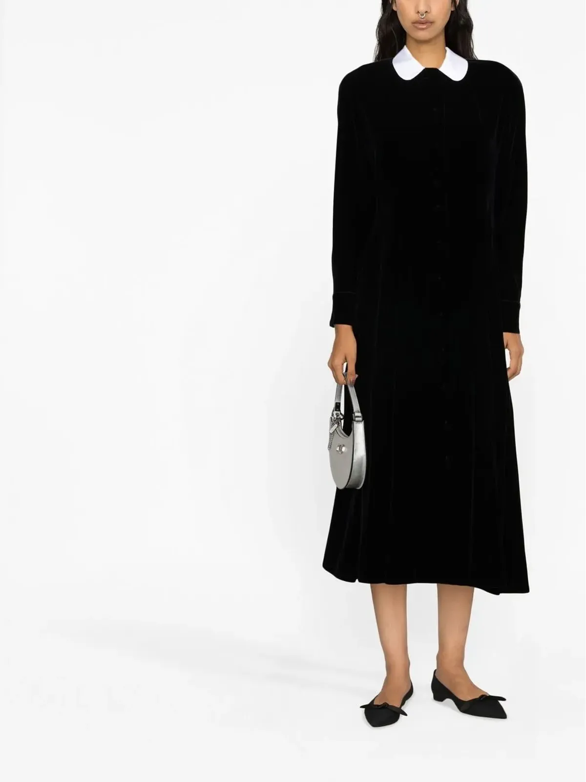 Tory Burch ピーターパンカラー ドレス - 画像2