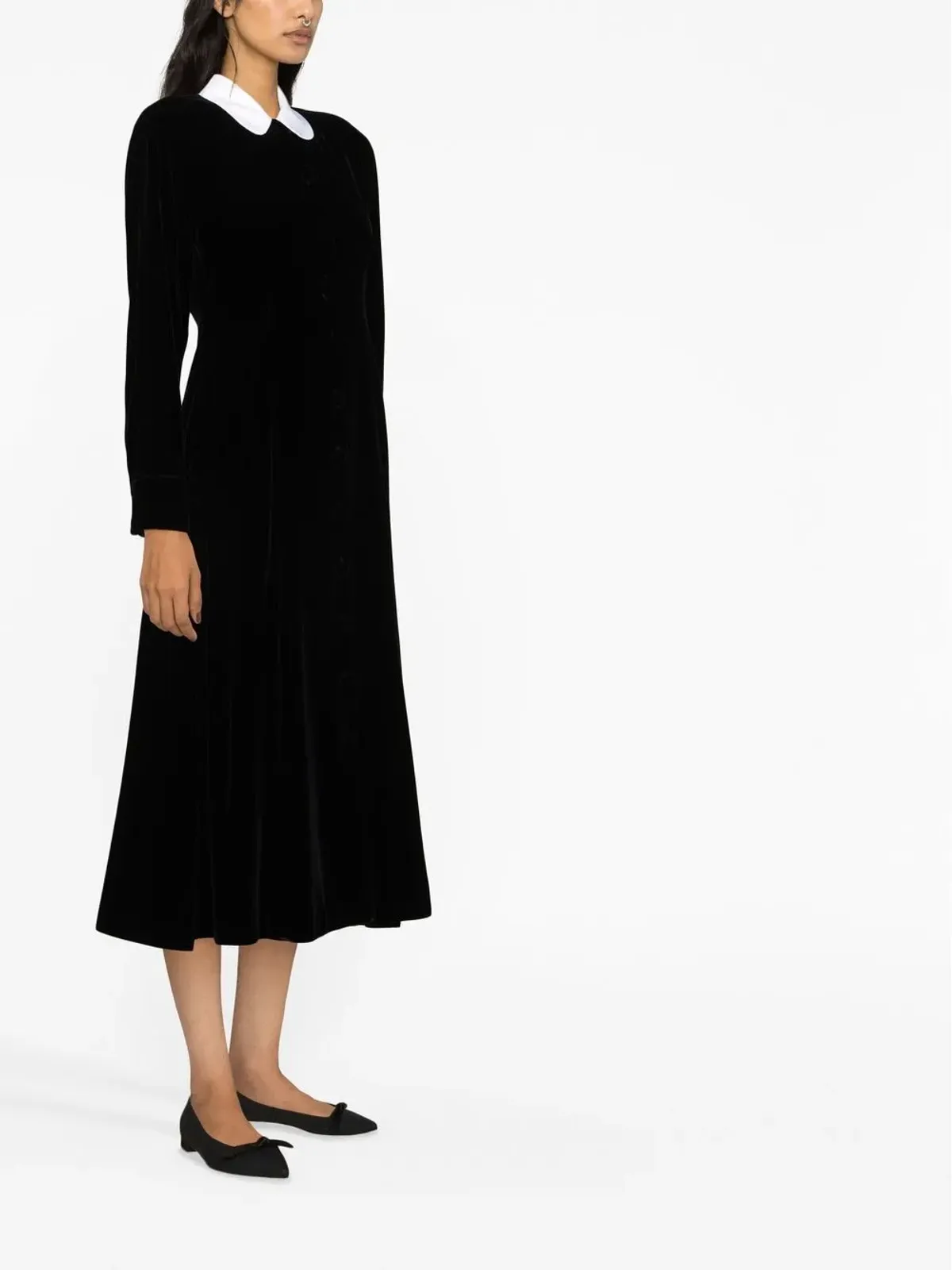 Tory Burch ピーターパンカラー ドレス - 画像4