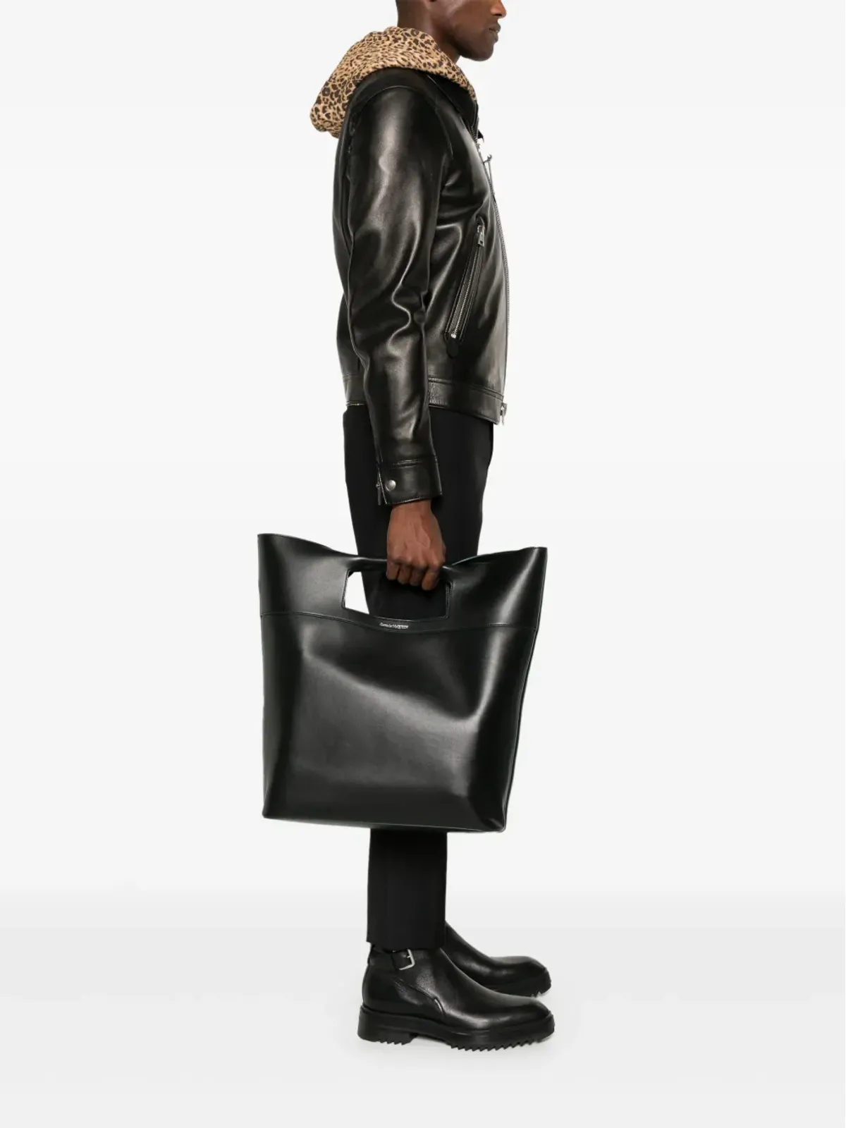 Alexander McQueen スクエアトートバッグ - 画像2
