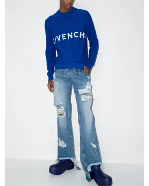 Givenchy インターシャニット ロゴ ジャンパー - サムネイル2