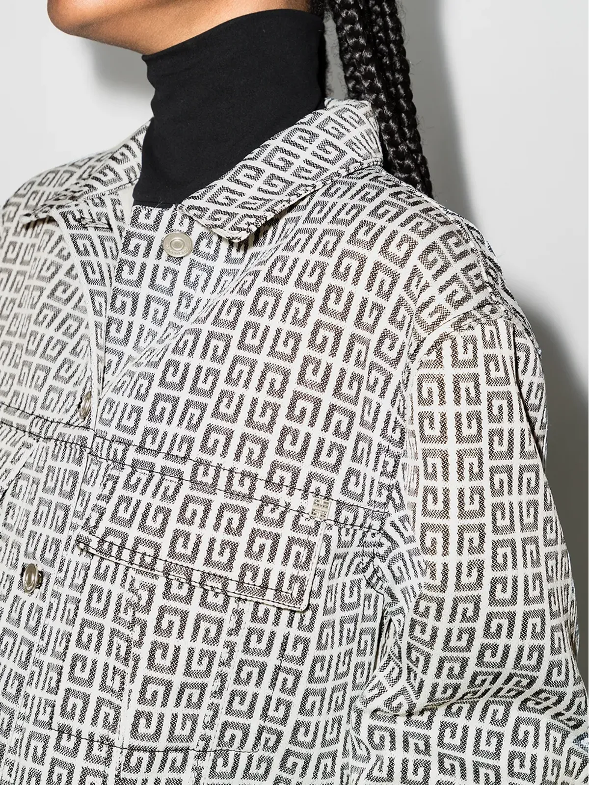 Givenchy 4Gジャカード デニムジャケット - 画像4
