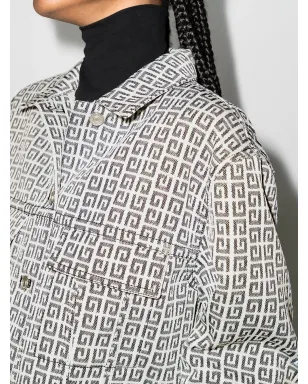 Givenchy 4Gジャカード デニムジャケット - サムネイル4