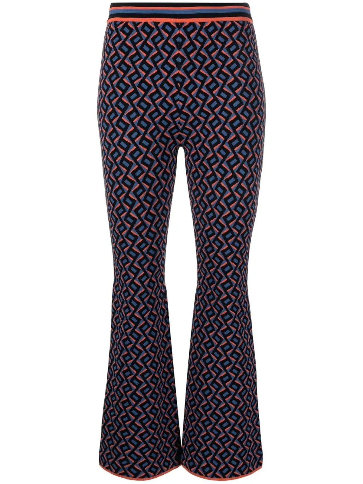 DVF Diane von Furstenberg ジュノー柄ジャカードパンツ - 画像1