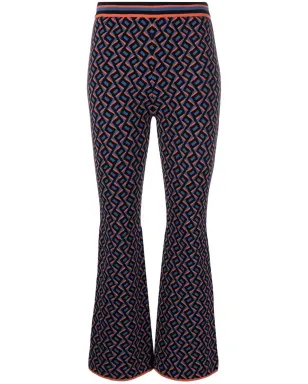 DVF Diane von Furstenberg ジュノー柄ジャカードパンツ - サムネイル1