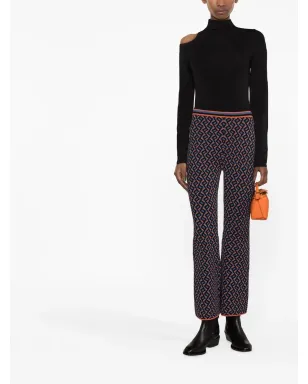 DVF Diane von Furstenberg ジュノー柄ジャカードパンツ - サムネイル2