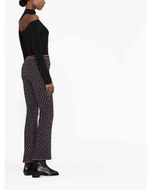 DVF Diane von Furstenberg ジュノー柄ジャカードパンツ - サムネイル3