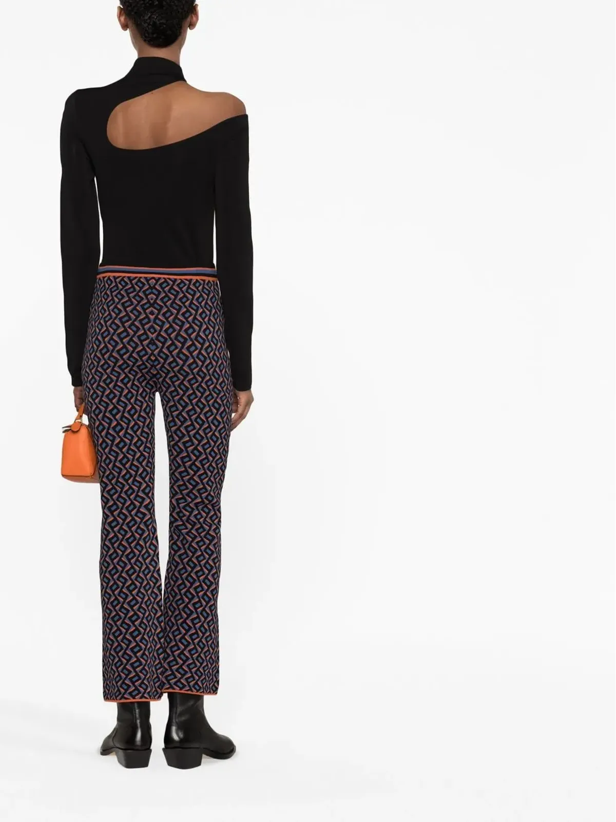 DVF Diane von Furstenberg ジュノー柄ジャカードパンツ - 画像4