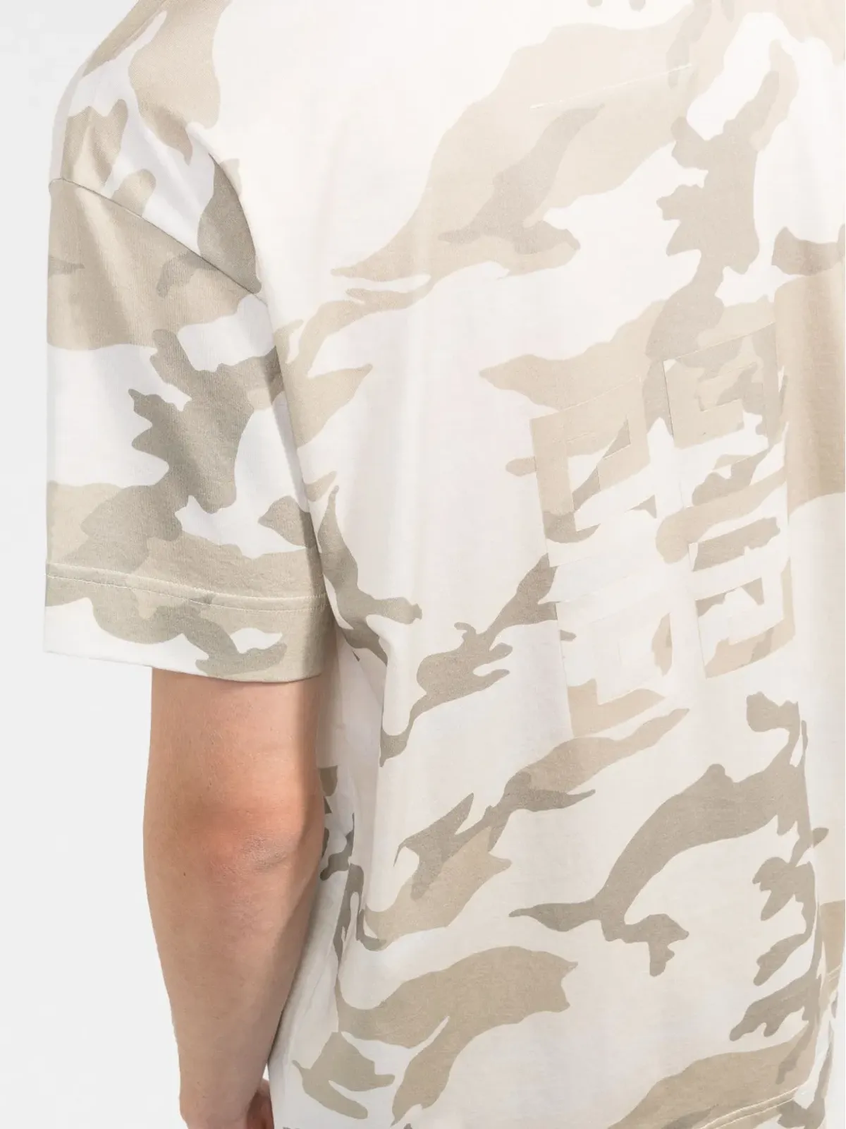Givenchy カモフラージュ柄コットンTシャツ - 画像5