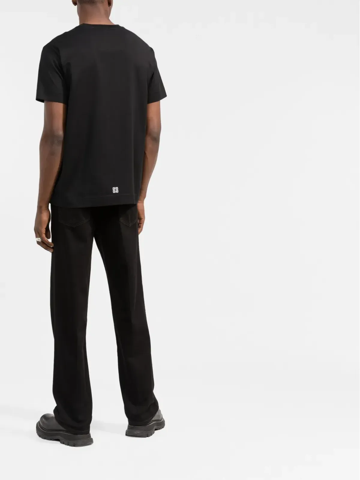 Givenchy ロゴ刺繍コットンTシャツ - 画像4