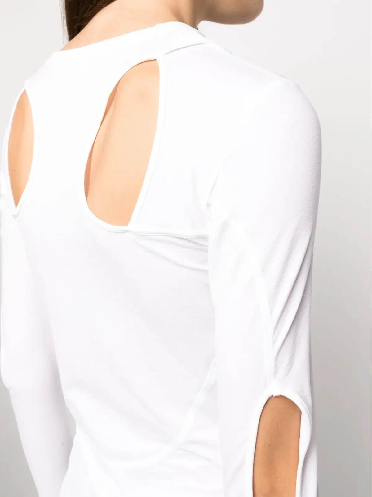 Givenchy カットアウト クルーネック Tシャツ - 画像5