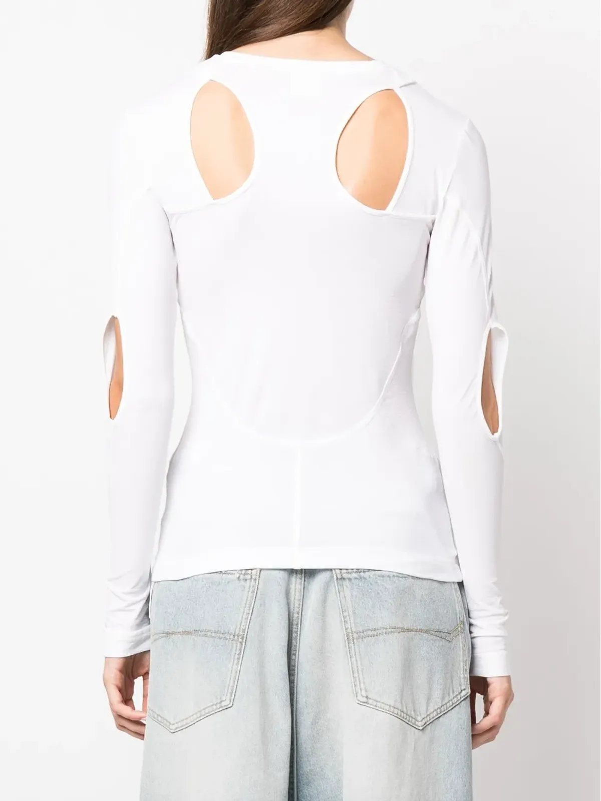 Givenchy カットアウト クルーネック Tシャツ - 画像4