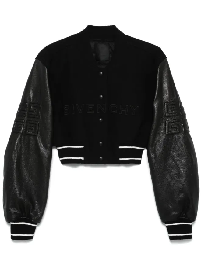 Givenchy Givenchy クロップドボンバージャケット ブラックの商品画像