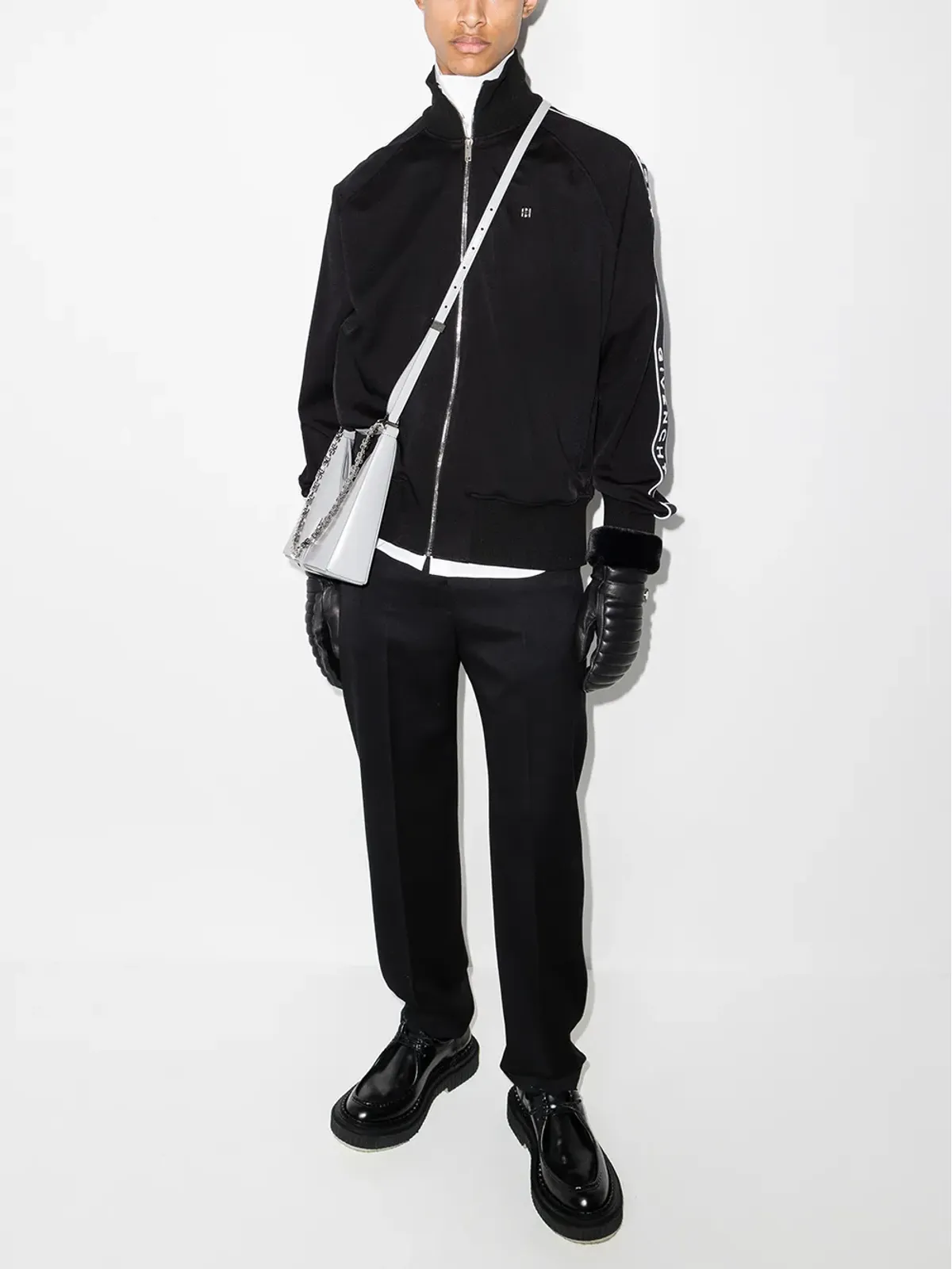 Givenchy ロゴテープジップジャケット - 画像5