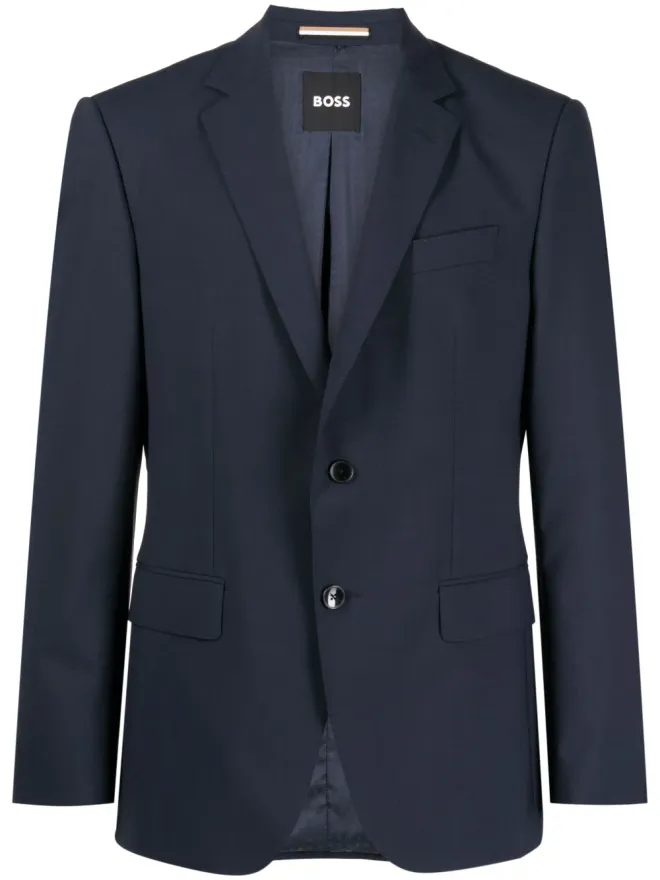 BOSS BOSS ノッチドドラペル・シングルブレスト ブレザーの商品画像