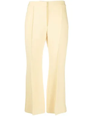Jil Sander フレアクロップドパンツ イエロー - サムネイル1