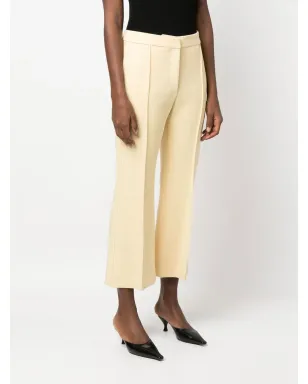 Jil Sander フレアクロップドパンツ イエロー - サムネイル3