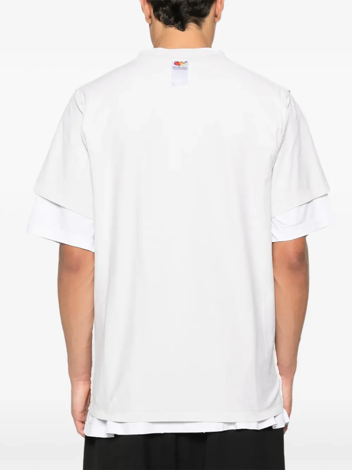 Balenciaga レイヤード グラフィック Tシャツ - 画像4