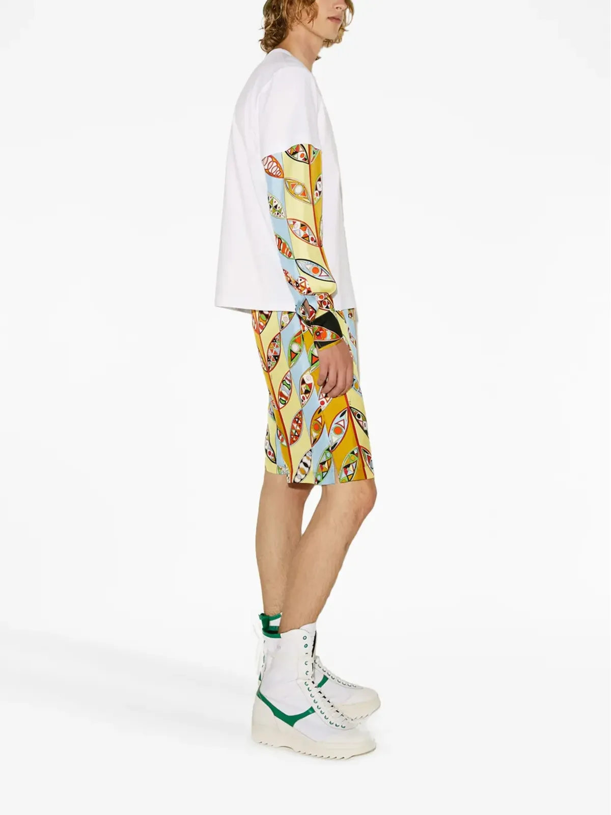 PUCCI グラフィックプリント長袖Tシャツ - 画像3