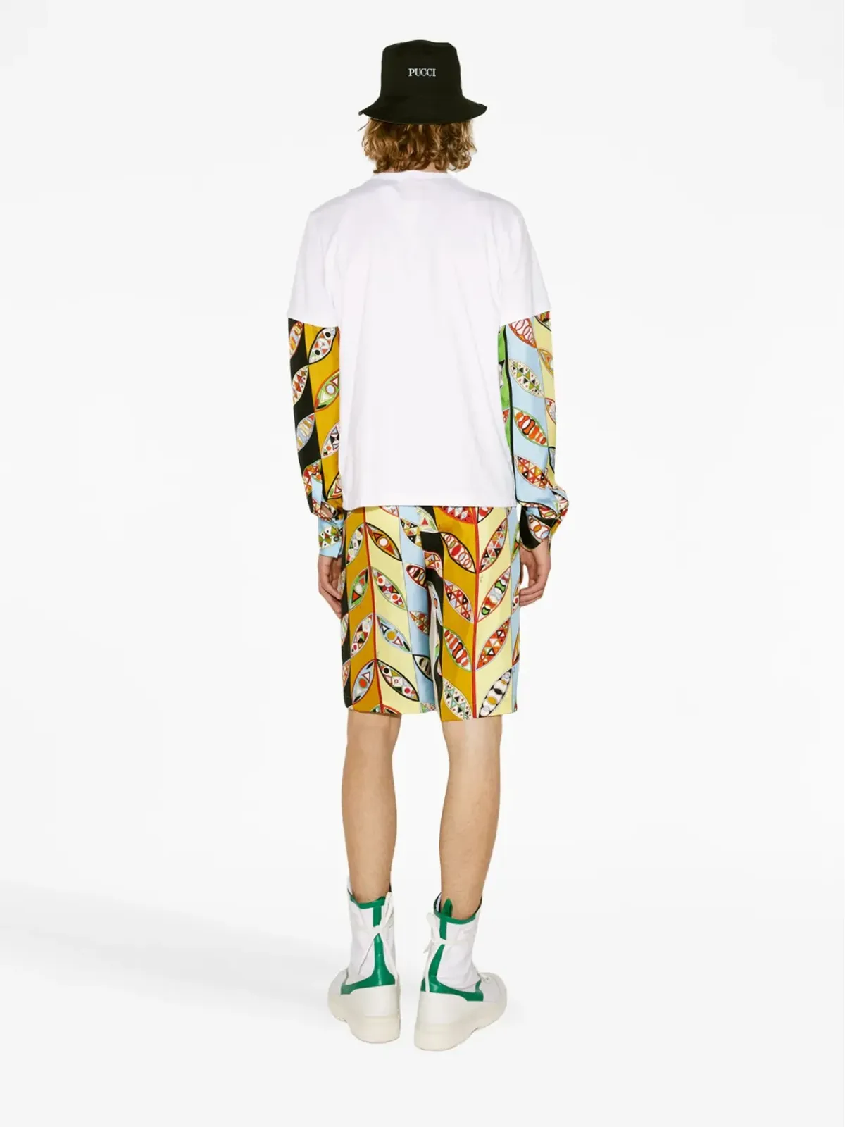 PUCCI グラフィックプリント長袖Tシャツ - 画像4