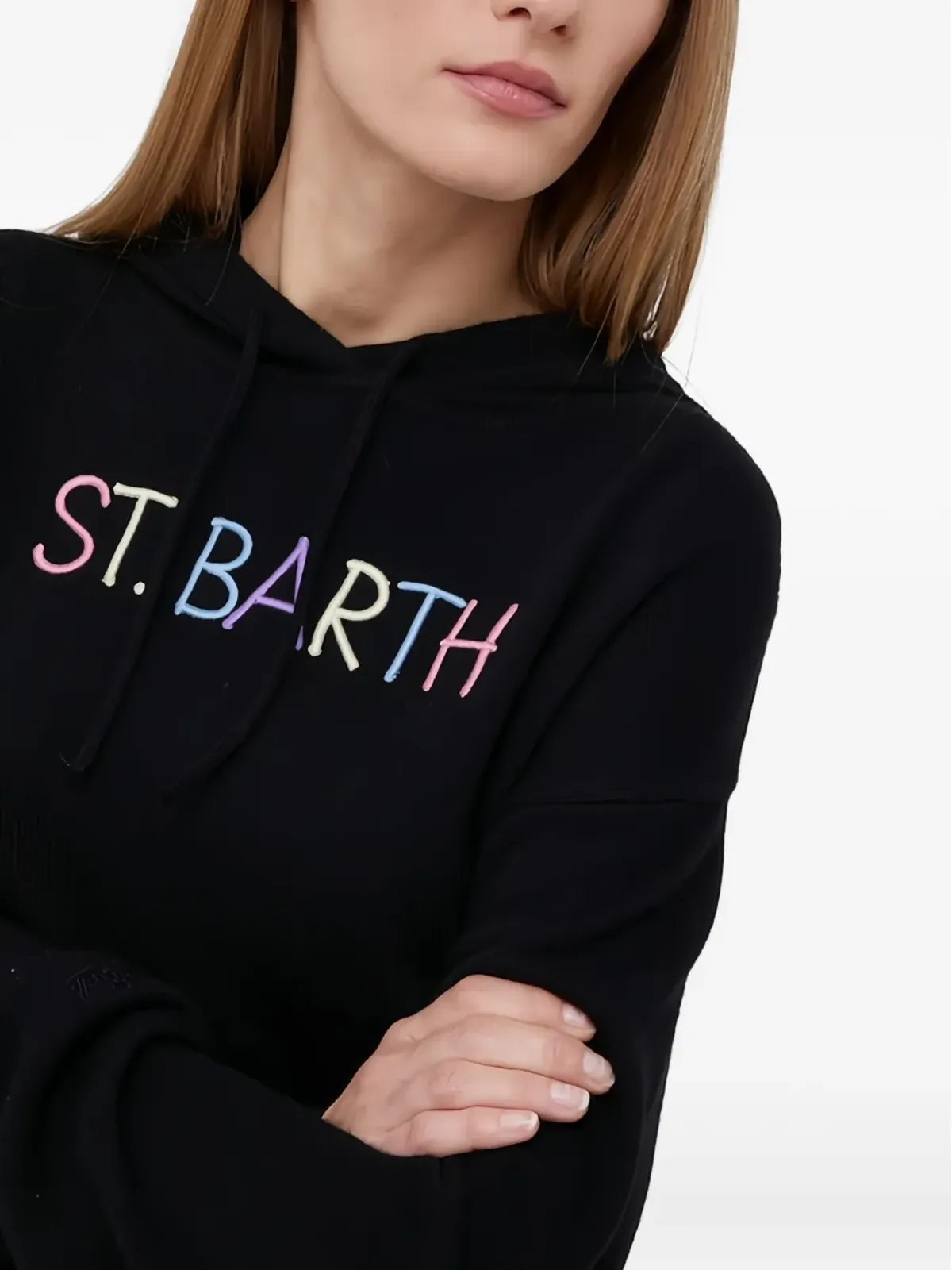 MC2 Saint Barth ロゴ刺繍フーディー - 画像4