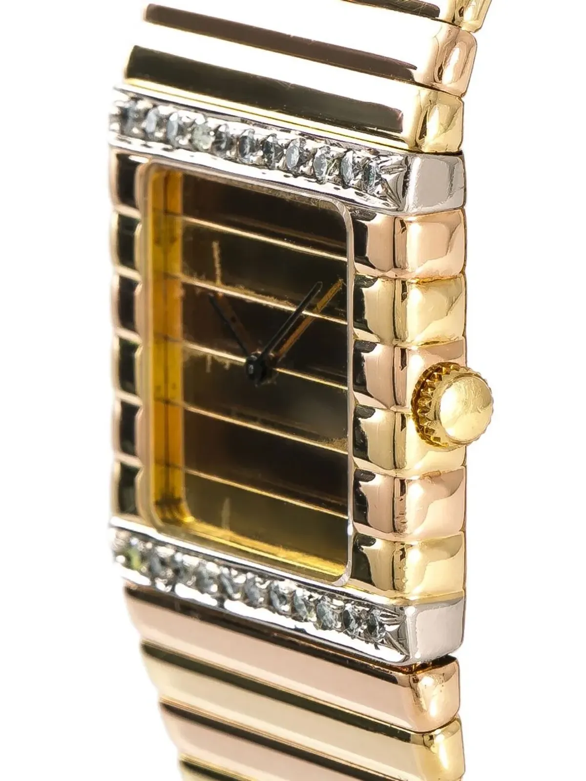 Van Cleef & Arpels Pre-Owned 1980年代 クォーツ トライカラー 18Kゴールド ドレスウォッチ - 画像2