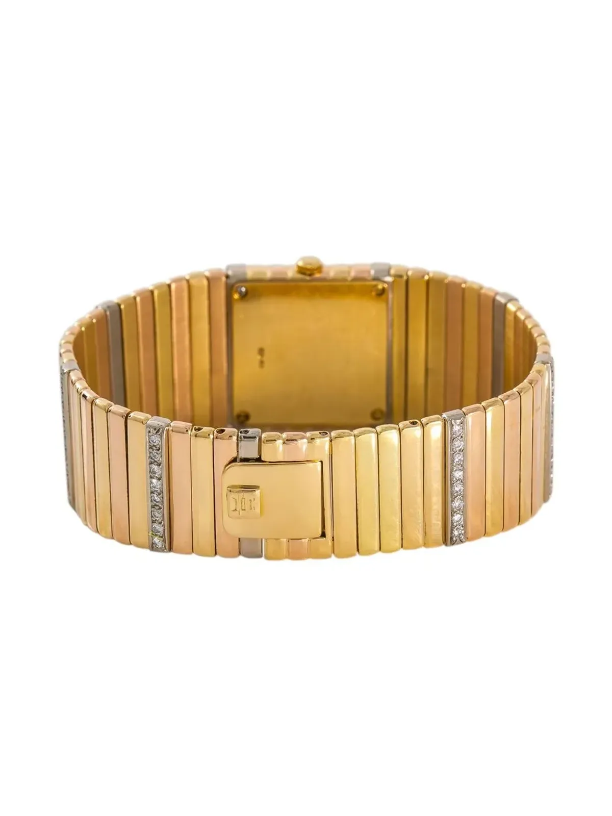 Van Cleef & Arpels Pre-Owned 1980年代 クォーツ トライカラー 18Kゴールド ドレスウォッチ - 画像4