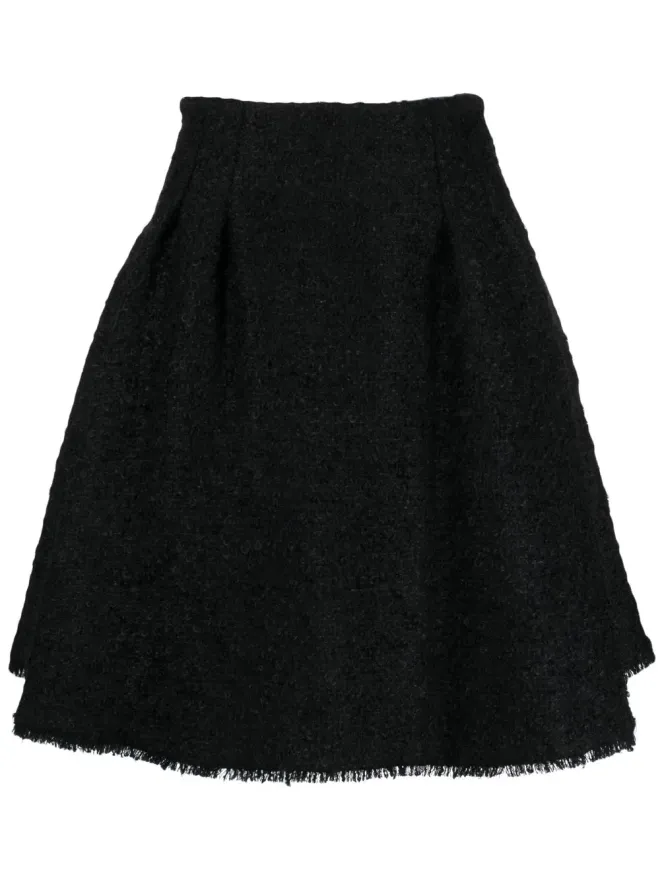Christian Dior Pre-Owned Christian Dior Pre-Owned テクスチャードフレアスカートの商品画像
