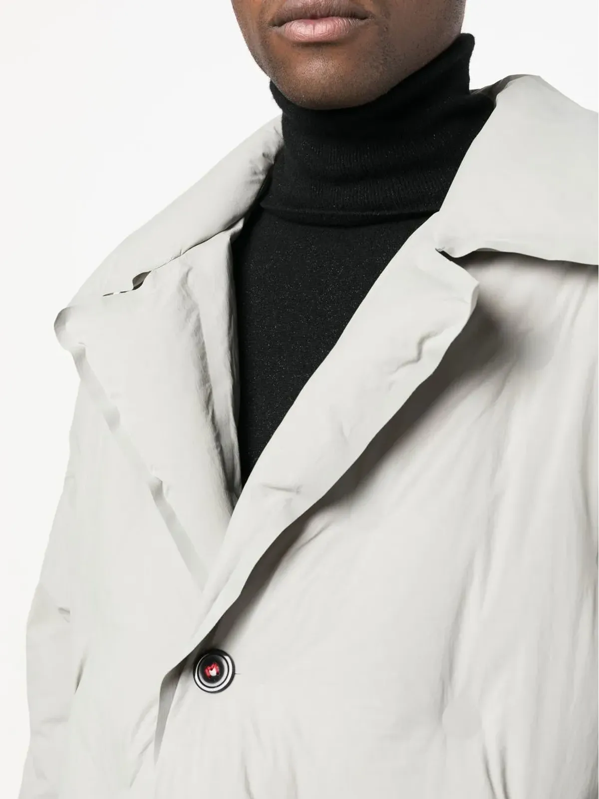 Maison Margiela シングルブレストパデッドコート - 画像5